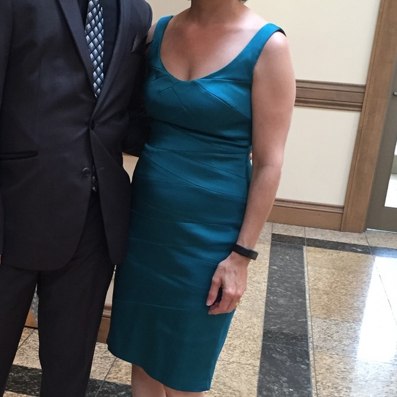 Satin Cocktail Dress - Picture 5 of 5